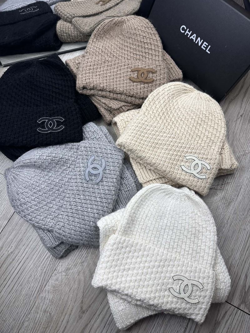 Chanel Caps Scarfs